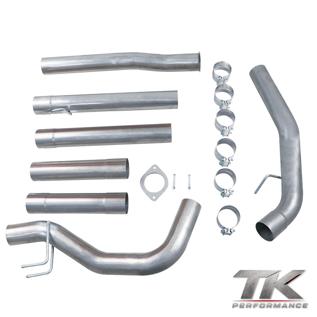 Ford 6.7L Powerstroke 4″ Downpipe-Back Race Exhaust, 2011–2024
