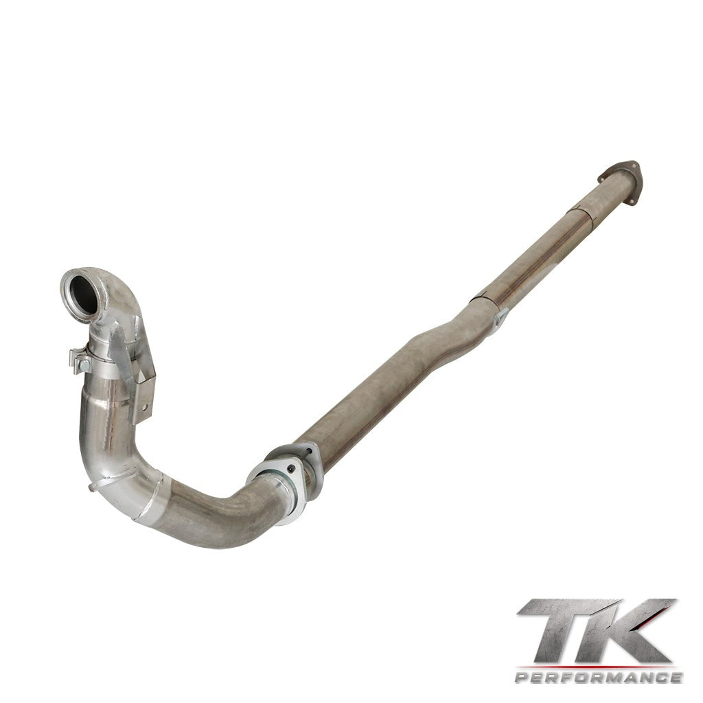 Ford 6.7L Powerstroke 4″ Stainless Downpipe