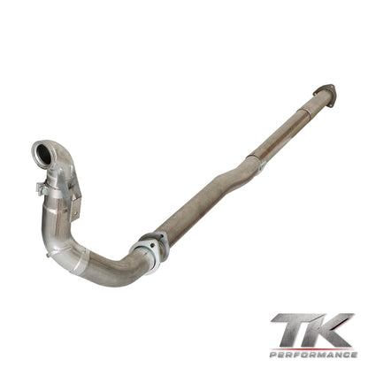 Ford 6.7L Powerstroke 4″ Stainless Downpipe