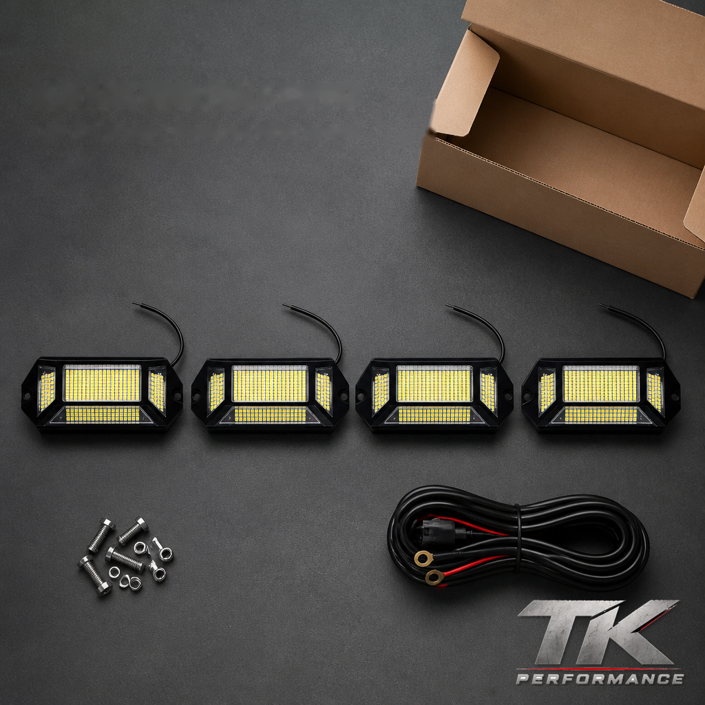 396 LED Pure White Rock Lights