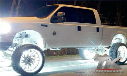 5 Row Pure White Wheel Lights (Set of 4)