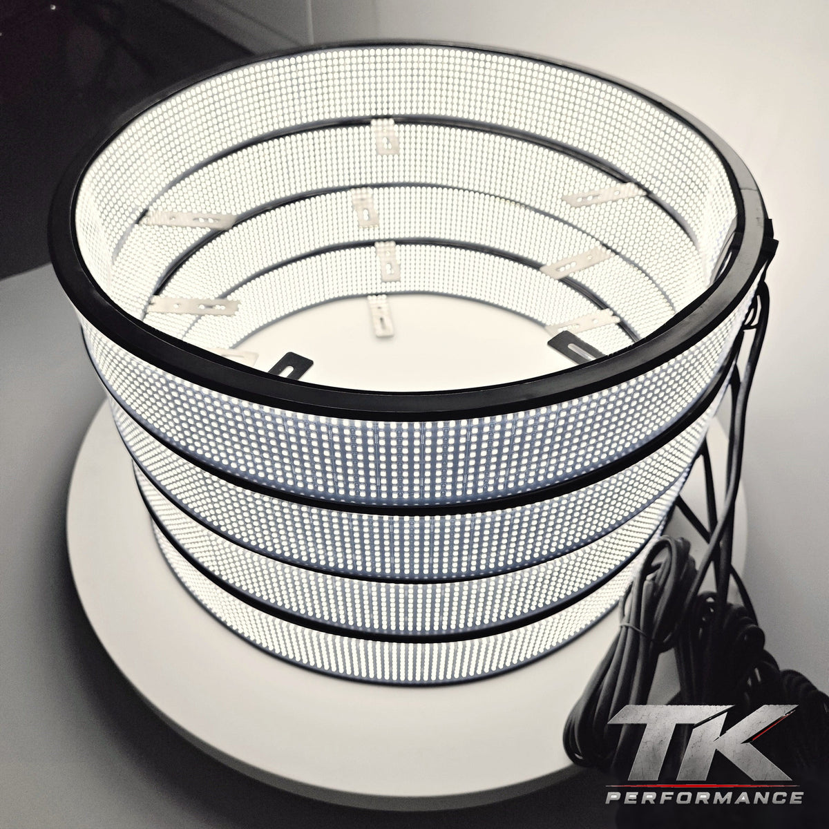 20 Row Pure White Wheel Lights, Inside & Outside (Set of 4)