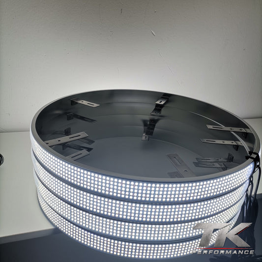 5 Row Pure White Wheel Lights (Set of 4)