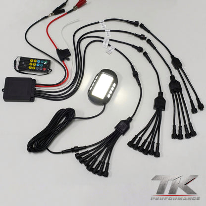 104 LED Pure White Rock Lights
